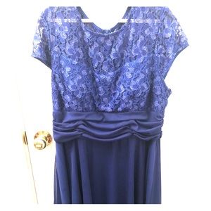 Royal Blue Lace Dress